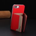 thumbnail image 6 of Allytechgroup Case for Apple iPhone 8 Plus/7 Plus, 2-in-1 Detachable Magnetic RFID Blocking Wallet Shell [Compatible with MagSafe] Stand PU Leather Cover with Credit Card Slots/Cash Pockets, Red, 6 of 11