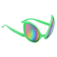 thumbnail image 2 of Alien adulto disfraces gafas Alien gafas de sol Cosplay disfraz Lente colorida del m verde Colcomx Lentes extraterrestres divertidos, 2 of 4