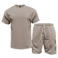 thumbnail image 3 of Afdoent Men's 2 Pieces Outfits Mens Everyday Wear Casual And Sporty Activities Versatile And Stylish Attire Spring And Summer Beach Clothes Fashion, 3 of 9