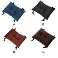 thumbnail image 3 of Bearachild Cojín para silla, cojín para asiento, alfombrilla para taburete, almohada para el suelo, Color sólido, hogar, sala de estar, dormitorio, Decoración del hogar Marrón 42*30cm Bearachild HA084064-03, 3 of 6