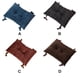 thumbnail image 2 of Bewildely Cojín para silla, cojín para asiento, alfombrilla para taburete, almohada para el suelo, antideslizante, Color sólido, de salón para Decoración del hogar Marrón 42*30cm Bewildely HA084064-03, 2 of 6