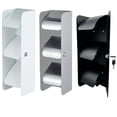 thumbnail image 2 of Injueey Dispensador de papel higiénico comercial de pared duradero para baños concurridos. Soporte para papel higiénico de pared. Almacenamiento y organización del hogar A, 2 of 6