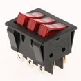 thumbnail image 7 of 9 Pin Rocker Switch With Red Button, KCD3 Rocker Switch, 16a / 30a 250 V, 7 of 7