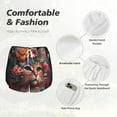 thumbnail image 4 of KLL Flower Crown Cat Pattern Shorts Women,Athletic Shorts High Waisted Running Shorts Pocket Sporty Short Gym Elastic Workout Shorts-X-Large, 4 of 7