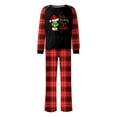thumbnail image 2 of Conjuntos de pijamas navideños familiares a juego Grinch 2024, pijama de Grinch con parte superior y pantalones de pijama a cuadros, pijama de Grinch para niños y adultos para la familia, Hombres 2XL, 2 of 4