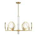 thumbnail image 2 of Leighton 6-Light Chandelier in Warm Brass, 2 of 6