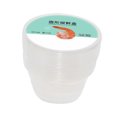 thumbnail image 4 of Juego de 10 recipientes para preparación de comidas, recipientes desechables para alimentos de 1000ml y 32oz, recipientes redondos de plástico desechables para almacenamiento de alimentos con tapas, 4 of 5
