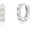 Silver-White, variant on Tiny Mini Opal Huggie Hoop Earrings Upper Ear Cartilage Helix 18k Gold Plated Minimalist Simple Small 10mm 8mm 6mm Hoop Earrings
