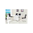 thumbnail image 2 of Best Master Bono 5-Piece Modern Solid Wood Dining Set in Gray, 2 of 4