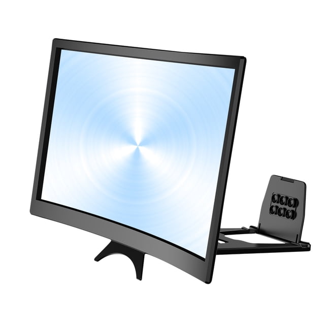 Birdeem Phone Screen Enlarger, Curved Screen Magnifier for Cell Phone, Hd Screen Amplifier, Folding Screen Magnifier for Movies, Videos, Gaming