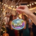 thumbnail image 5 of Halloween Tree Ornaments, 3 Inch Iridescent Jack-O-Lantern Hanging Balls Halloween Ornaments for Tree, Suitable for Halloween Home Indoor Display, Themed Party Setup and Small, 5 of 6