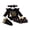 Black, variant on Loicainy Infant Baby Girl New Year Outfit 3 6 12 18 Months Letters Romper with Shorts Bow Headband Socks Clothes Set