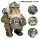 thumbnail image 1 of Muyoka Estatua de gnomo enano vikingo, escultura de hada, adorno de resina, artesanía de jardín, paisaje, decoración de patio Muyoka Hogar, 1 of 7