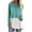 Green, variant on Hibeli Women Summer Contrast Color Tunic Tops Round Neck Short Sleeves Color Block Tunic Top Shirt