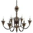 thumbnail image 2 of Bountiful Vintage French Pendant Ceiling Light Candelabra Chandelier, 2 of 5