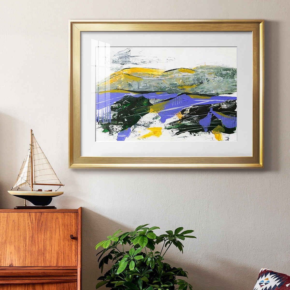 Silent Mountain IV Premium Framed Print - Ready to Hang