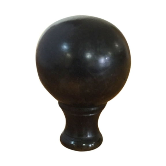 Royal Designs Medium Ball Lamp Finial for Lamp Shade-Antique Brass