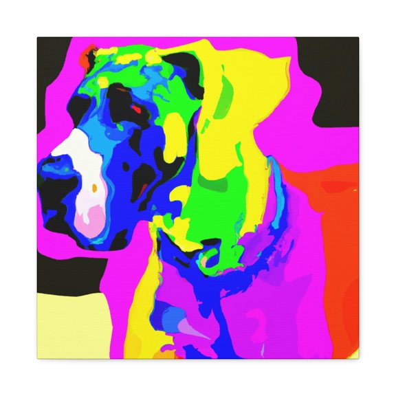 Great Dane Pop Art - Canvas