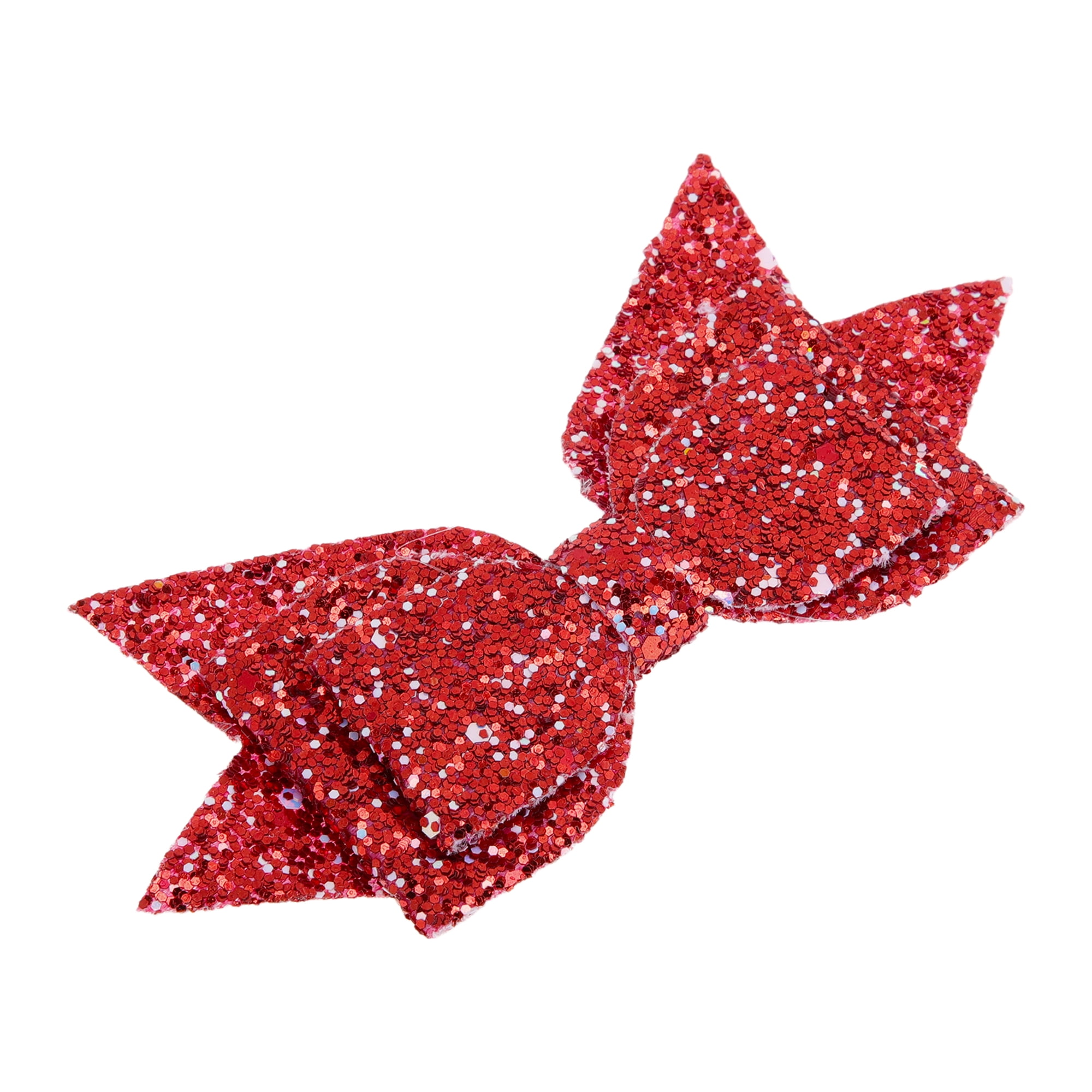 Unique Bargains 1Pc Shiny Bow Home Decoration Drinkware Accessory Red