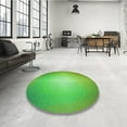 thumbnail image 3 of Ahgly Company Indoor Rectangle Patterned Dark Lime Green Area Rugs, 5' x 8', 3 of 6