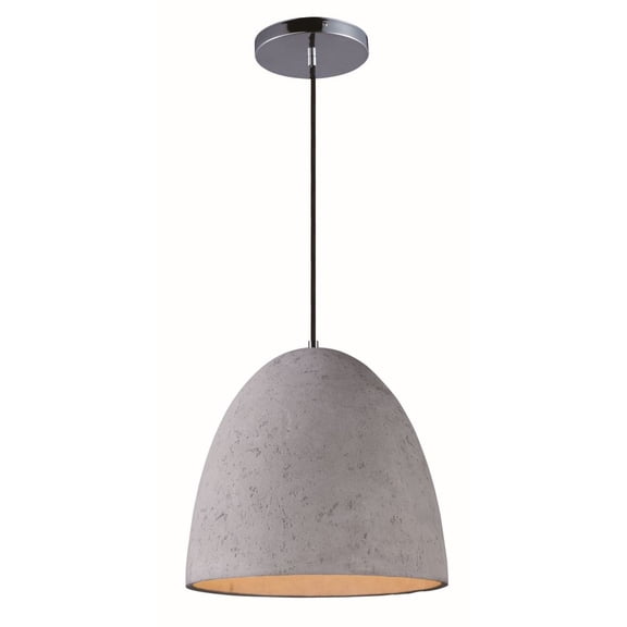 12396GYPC Maxim Lighting Crete-Pendant 1 Light-15.25 Inches wide by 15 inches high     -Traditional Installation