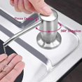 thumbnail image 3 of Kitchen Sink Soap Dispenser, 350ML Kitchen Stainless Steel Built-in Detergent Dispenser, Refillable Soap Dispenser with 360 Rotating Pump (Stainless S, 3 of 5