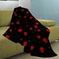 thumbnail image 6 of Fmlxio Gift Blanket, Valentines Day Throw Blanket Gifts for Mom, Wife, Red Pattern Blanket for Couch Sofa or Bed Deal for Days Holiday Decor, 6 of 7
