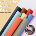 thumbnail image 2 of Parche de reparación de tela de cuero Pu autoadhesivo para sofá, ropa de cuero, asiento de coche, bolsa de muebles, reparación de cuero pegajoso DIY, 2 of 4