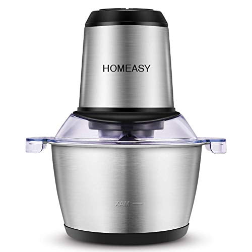 Homeasy Meat Grinder, Food Chopper 2L Stainless Steel Food Processor