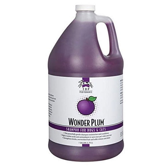 Wonder Plum Shampoo Professional Dog Cat Grooming Quality Concentrate One Gallon