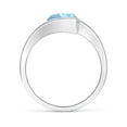 thumbnail image 2 of Angara Natural 1.6 Ct. Aquamarine Solitaire Ring in Sterling Silver for Women (Ring Size: 3.5), 2 of 10