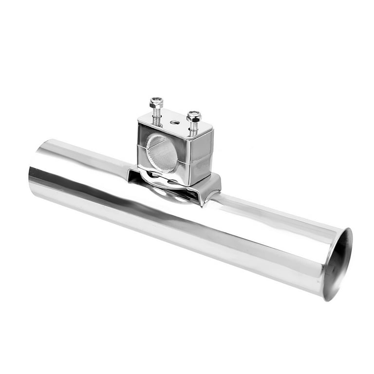 Heavy Duty Fishing Rod Holder, Adjustable Angle Stainless degree Rotatable  Rod Tube for Boat Yacht Rails