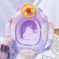 thumbnail image 3 of Baby Pool Float 3styles Shaped Baby Swimming Pool Float Cartoon Swimming Ring Inflatable Seat with Steering Wheel Helps 3+ Years Old Learn To Kick And Swim Bath, 3 of 7
