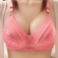 thumbnail image 2 of Gyexs Women's Push Up Wireless Bra Support Comfort No Underwire Bralette Everyday Wear Push Up Bras for Women, Hot Pink, Size 44, 2 of 3