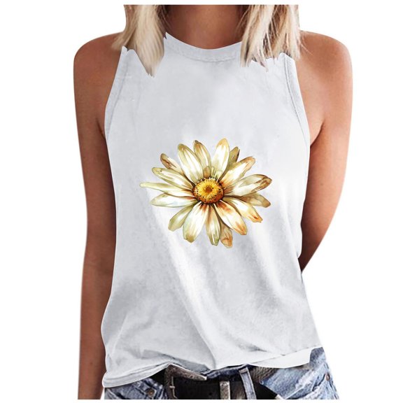 Cilsoka Tank Top for Women Summer Casual Spaghetti Strap Camisole Loose Fit Sleeveless Tunic Blouses, Fashion Tops Work