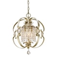 thumbnail image 2 of Golden Lighting 1323-SF WG 3-Light Semi Flush Mount, 2 of 5