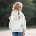 thumbnail image 3 of enyan Tween Girl Hoodie Zip Up 5-14T Kids Long Sleeve Zipper Cute Cat Hood Sweatshirt with Pocket White,13-14 Years, 3 of 7