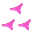 thumbnail image 1 of Minnieouse Bragas de tiro bajo Ropa interior de mujer Tanga Diseño de encaje Lavable Accesorio para citas Mano de obra fina Hollow-out Rose Red Type1 NO1, 1 of 6