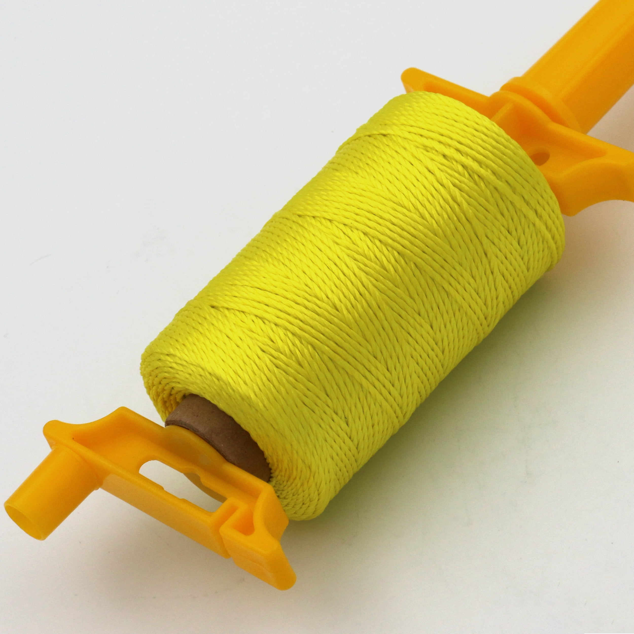 (4 pack) Hyper Tough 18 Polypropylene Twisted Mason Twine 500 ft with Winder, Yellow