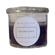 Zen-Me Creations 16 oz. Fearless Luxury Soy Wax Blend Candle Earthy