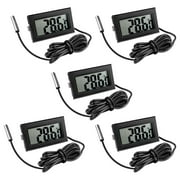 Waterproof Digital Thermometer 5Pcs Set For Reliable Temperature Measurement