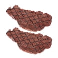 thumbnail image 4 of 2 piezas de filetes falsos decorativos de simulación (marrón), 4 of 7