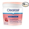 Clearasil Daily Care Super Fruits Refreshing Pads (Pack of 10 Tubs, 90 Pads in Each Tub, Refreshing Raspberry & Cranberry Pads)