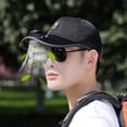 thumbnail image 3 of Solar Fan Baseball Cap, 2026 Spring Summer Solar Rechargeable Fan Cap, UV Protection Sun Shade Baseball Hat, Breathable Sun Hat for Men Outdoor Hiking Fishing and Gardening, 3 of 5