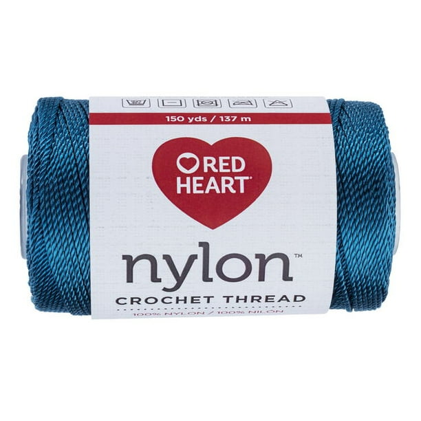 Red Heart Nylon Crochet Thread Size 18, Teal