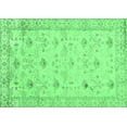 thumbnail image 1 of Ahgly Company Indoor Rectangle Abstract Emerald Green Contemporary Area Rugs, 5' x 7', 1 of 4