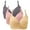 Gray+Pink+Beige, variant on Plus Size Bra for Womens,3-Packs Womens Bra,Woman's Gathered Together Large Size Everyday Bra Underwear No Rims 36B/C-50B/C
