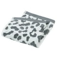thumbnail image 5 of Sofia Home 3-Piece Leopard Jacquard Towel Set, Gray by Sofia Vergara, 5 of 7