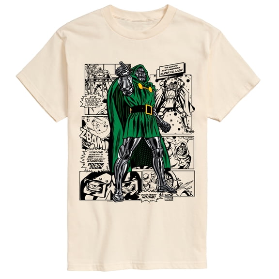 Fantastic Four - Dr. Doom Comic - Men's Short Sleeve Graphic T-Shirt