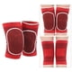 thumbnail image 4 of Rodilleras de esponja Shamjiam para gimnasio baloncesto voleibol rojo, 4 of 9